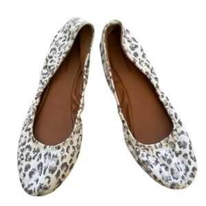 Lucky 🍀 Brand Leopard Print Women's Flats size 9 NWT